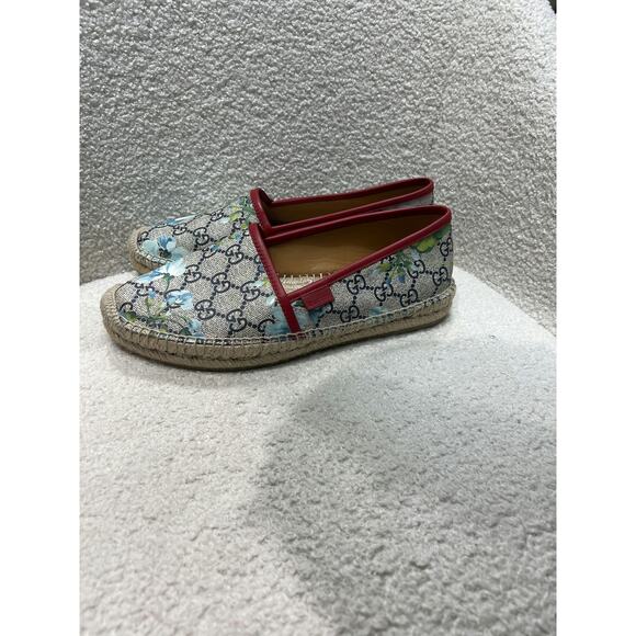 Gucci GG Blooms Canvas Espadrilles - Size 37 - Excellent Condition - Picture 3 of 6